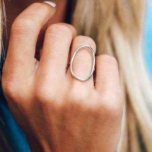 Pura Vida Oval Open Ring
